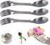 Camping Eating Utensils, 5 in 1 Utility Tactical Spork Portable Stainless Steel Fork Spoon BBQ Cutlery with Sawtooth Multifunctional Bottle Opener...