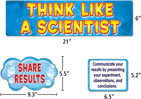 Teacher Created Resources Scientific Mini Bulletin Board Set, Small, Multi Color...
