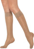 Healthweir Sheer Graduated Compression Knee High Stockings for Women 15–20 mmHg – Made in Italy Support Socks, Closed Toe, Nurses, Travel, Varicos...