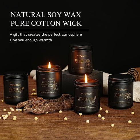 Scented Candles for Men Women,Jasmine Scented Candle for Home,Soy Candles for Home|Bath and Body Works Candles|Long Lasting Burn Time 50 Hours...