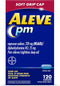 Aleve PM Sleep Aid Plus Pain Reliever Caplets, Naproxen Sodium & Diphenhydramine HCl, Pain Reliever, Nighttime Pain Relief, 120 Count...