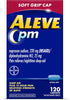 Aleve PM Sleep Aid Plus Pain Reliever Caplets, Naproxen Sodium & Diphenhydramine HCl, Pain Reliever, Nighttime Pain Relief, 120 Count...
