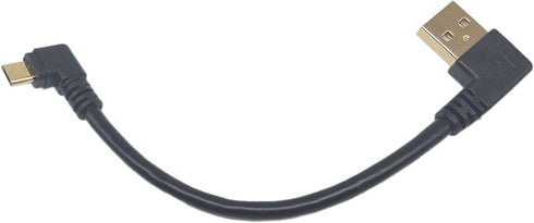SinLoon Micro USB Cable 90 Degree Right Angle Gold Plated 5 Pin Micro USB Male Cable to USB 2.0 Syncing Data Charge Cable, Hi-speed Cable (BLACK 6...