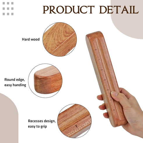 Savina Tailors Clapper for Quilting, Hard Wood Professional Multipurpose Durable for Seam Ironing, Flattening Tool. Great for Setting Fabric Folds...