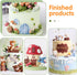 SK 3D Fairy House Christmas Silicone Fondant Mold Cake Decorating Pastry Gumpaste Tool...