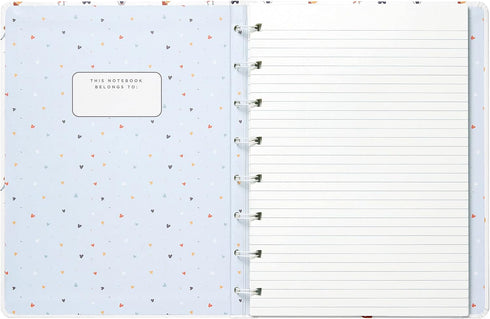 Filofax Together Collection, Refillable Notebook, A5 Size, 112 Ruled, Repositionable Pages, Girls Design (B179515U)...
