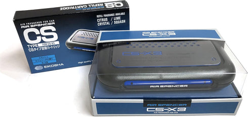 Air Spencer CS-X3 Car Air Freshener and Refill Combo - Squash Scent...