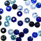 Swarovski 2088 Xirius SS20 (4.7mm) Crystal flatbacks No-Hotfix Rhinestones Blue Colors Mix Nail Art...