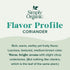 Simply Organic Ground Coriander Seed, 2.29-Ounce, Rich, Warm Earthy Yet Fruity Flavor, Bright Aroma, Slight Citrus Undertones...