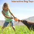 Squeaky Dog Toys, Tug of War Dog Toy for Large Dogs, Plush Puppy Toys with Pull Rope, Interactive Dog Toys for Small, Middle, and Big Dogs...