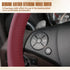 Leather Steering Wheel Cover Lace Up, Stitch On Wrap, Breathable Anti-Slip Car Steering Wheel Protector Universal Fit Max 15 Inch Car Wheels, DIY ...