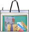 Opret 19x25 inch Art Portfolio Bags, Artwork Storage Case with Handle and Zipper Vinly Mesh Folder Organizers for Bulletin Boards, Scrapbooks, Kee...