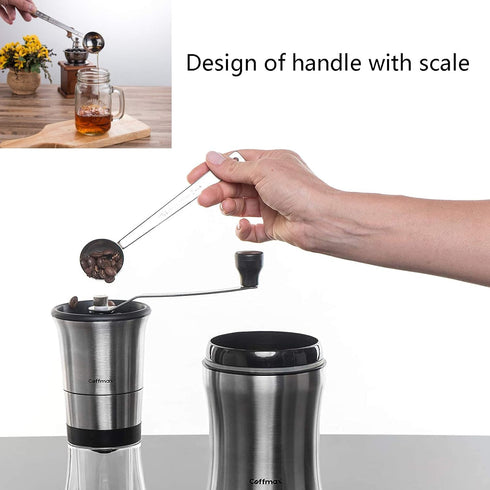2-piece stainless steel tablespoon measure spoon, coffee scoop 1 tablespoon, long handle coffee scoop suitable for coffee powder and coffee making...