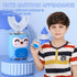 Kids Electric U Shaped Toothbrush, Toddler Toothbrush with 2 U-Shaped Brush Heads 2 Soft Replacements Automatic Toothbrush Rechargeable 6 Cleaning...