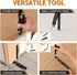 Multi-Function Scribing Tool, Construction Aluminum Alloy Scribe Tool with Deep Hole Pencil for DIY Woodworking, Compass Contour Gauge, Floor Corn...