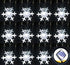 Solar Christmas String Lights Outdoor Waterproof 30 LED 20Feet Solar Snowflake Christmas Fairy Lights Decorations with 8 Lighting Modes for Garden...