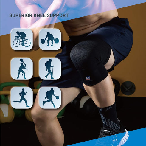 LP SUPPORT 647 Knee Brace For Knee Pain, Arthritis Pain Relief, Injury Recovery - Knee Sleeves For Weightlifting, Basketball, Hiking, Biking, Jogg...