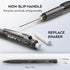 Nicpro 0.7 mm Art Mechanical Pencil Bulk Set, 10 PCS Colored Rotate-Erase & Fast Click Lead Pencils with 5 Tubes HB Lead Refills, 10 Eraser Refill...