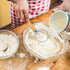 Danish Dough Whisk Bread Mixer?2 Pack Premium Stainless Steel Dutch Whisk With a Dough Scraper for Bread, Pastry or Pizza Dough - Perfect Baking...