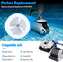 Pool Cleaner Impeller RCX11000 with Screw Replacement for Hayward TigerShark QC/SharkVAC XL Robotic Pool Cleaners...