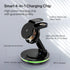 Wireless Charger, 4 in 1 15W Fast Charging Station Magnetic Adsorption,Colorful Light, Qi Foldable Rotatable charger Stand for iPhone 15/14/13/12 ...