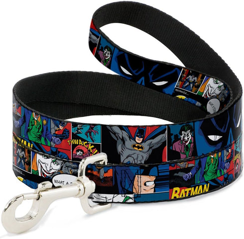 Dog Leash Batman Joker Comic Strip 4 Feet Long 1.5 Inch Wide...