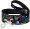 Dog Leash Batman Joker Comic Strip 4 Feet Long 1.5 Inch Wide...