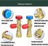 R410A Refrigerant Charging Valve 1/4'' - 5/16'' Copper Flow Control Valves,can Opener for Charging Hose...