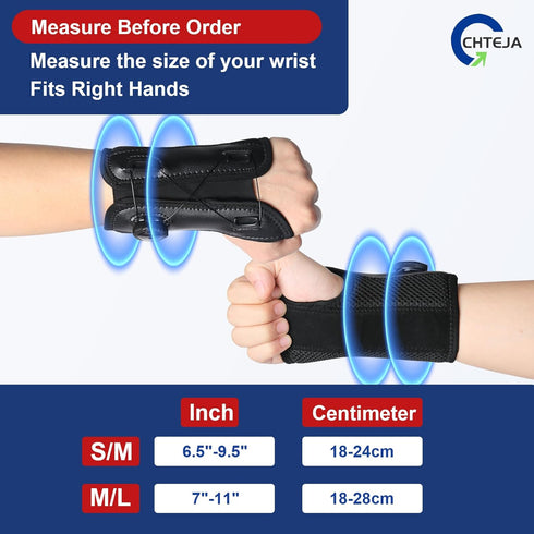 Adjustable Knob Wrist Brace for Carpal Tunnel Night Support 2023 NEW UPGRADE Wrist Support Brace with Metal Splint - Hand Brace for Pain Relief, I...