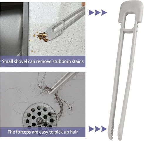 Detail Cleaning Brush Hard Bristle Crevice Cleaning Brush: Rotating Crevice Cleaning Brush, Bristled Crevice Cleaning Brush, Crevice Brush for Cle...