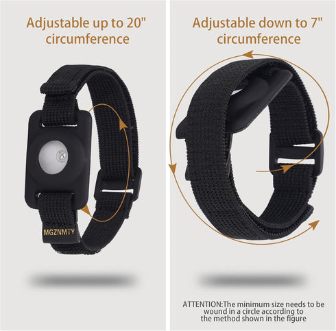 Adjustable Armband for Freestyle Libre 3, CGM Continuous Glucose Monitor System Transmitter Sensor Cover - No More Patches (Bright Black)...