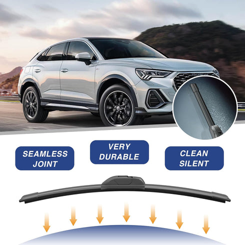 28"+28" Water Repellent Windshield Wiper Blades Replacement For Ford Fusion 2019-2013,Escape 2020-2013,Focus 2018-2012,Edge 2020-2015 OEM Quality ...