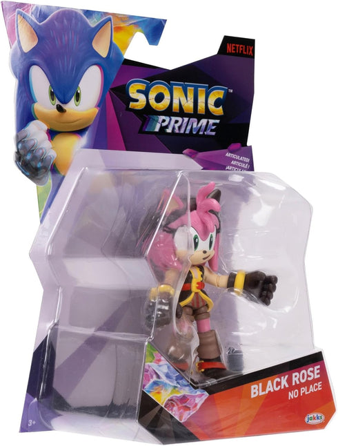 Sonic Prime 5-inch Black Rose - No Place Action Figure 13 points of Articulations. Ages 3+ (Officially licensed by Sega and Netflix)...