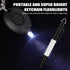 20Pcs Mini Flashlight Keychain Permanent Marker Keychain Mini Keychain Flashlights & Permanent Marking Pens LED Keychain Flashlight Mini LED Keych...