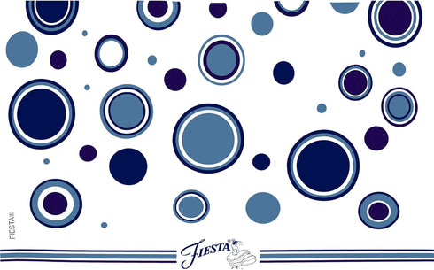 Tervis Made in USA Double Walled Fiesta Insulated Tumbler Cup Keeps Drinks Cold & Hot, 16oz - No Lid, Lapis Dots...