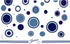 Tervis Made in USA Double Walled Fiesta Insulated Tumbler Cup Keeps Drinks Cold & Hot, 16oz - No Lid, Lapis Dots...