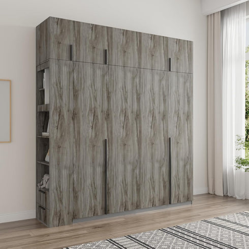 Grey Wood Wallpaper Peel and Stick Rustic Gray Grain Wood Contact Paper Waterproof Removable Faux Wood Vinyl Wrap Wall Paper Covering for Countert...