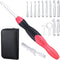 11 Sizes Lighted Crochet Hooks Set Rechargeable Crochet Hook Light Up Hooks with Case, Interchangeable Heads 2.5 mm to 8 mm for DIY Craft Supplies...