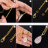 TecUnite 33 Feet 2.5mm Gold Plated Link Chain Necklace with 30 Jump Rings 20 Lobster Clasps for Men Women Jewelry Chain DIY Making...