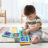 Dr.Rapeti Soft Cloth Books Baby Books Bath Books 6-Pack for Baby Infant Toddler Kids Crinkle Squeaky Washable Chewable Non-Toxic Early Educational...