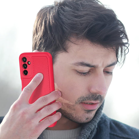 FNTCASE for Samsung Galaxy A14 5G Case: Dual Layer Protective Heavy Duty Cell Phone Cover Shockproof Rugged with Non Slip Textured Back - Military...