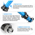 TAILONZ PNEUMATIC Male Elbow 4mm Tube OD x M5 Thread 90 Push to Connect Fittings PL4-M5 (Pack of 10)...
