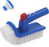 Hot tub, Pool Step and Corner Brush - Cleaning Brush - Hand Scrubber for Above or In Ground Pool, Spa, Hot Tub, Steps, Floor, Bathroom, Waterline ...