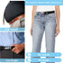 2PCS No Buckle Belt Women Men Elastic Stretchy Invisible Belt For Jeans Belt Adjustable Waist Belt Comfortable For Pants Shorts Dress...