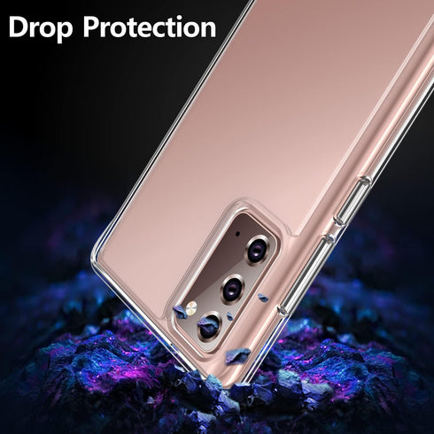 Rayboen for Samsung Galaxy Note 20 Case, Crystal Clear Shockproof Protective Durable Slim Fit Phone Cover for Galaxy Note 20 5G with Transparent H...