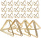 30pcs Three-Dimensional Paper Clips, Small Paperclip Aluminum Alloy Triangular Paperclip for Note, Card, Home, School...