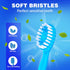 5 in 1 Mini Disposable Toothbrushes with Toothpaste Travel Portable Toothbrush with Toothpaste + Tongue Scraper + Picks+Floss Travel Case (Mint, 1...