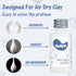 Air Dry Clay Glaze, Clay Varnish for Air Drying Clay, Clear Acrylic Varnish for Craft Pottery Waterproof & Matte Finish...