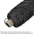 MECCANIXITY Twisted Mason Line Nylon Twine String Cord Black 100M/109 Yard 2.5MM Dia for Netting, Landscaping, Home Improvement, DIY Projects, Cra...