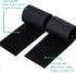 4 Inch Sew on Hook and Loop Strips | Easy to Sew | Excellent Grip | Non-Adhesive Back Nylon Fabric Fastener Strips for Clothing Sewing Crafts and ...